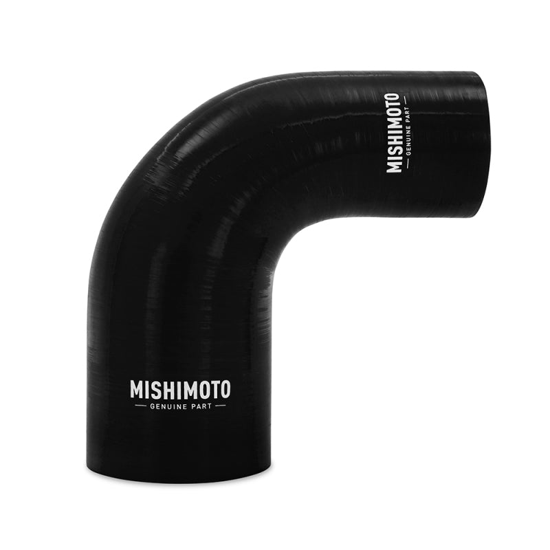 Raccord réducteur en silicone Mishimoto 90 degrés 6,35 cm à 7,62 cm - Noir