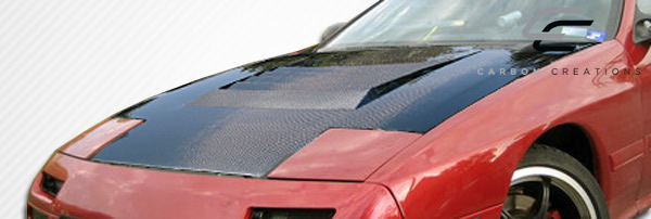 1986-1991 Mazda RX-7 Carbon Creations D-1 Hood - 1 Piece