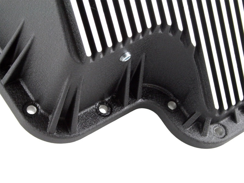 afe Transmission Pan (noir); Camions diesel Ford 03-10 V8-6.0/6.4L (td)
