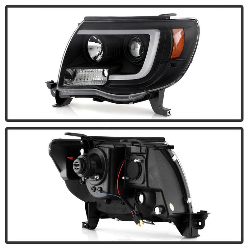 Spyder Toyota Tacoma 05-11 V2 Phares LED haute puissance - Noir PRO-YD-TT05PL-BK