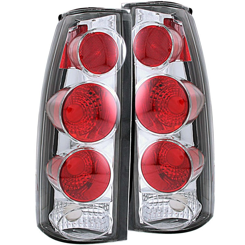 ANZO Feux arrière chromés de style 3D pour Cadillac Escalade 1999-2000