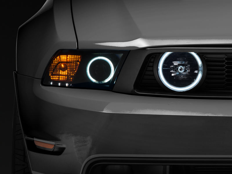 Raxiom 05-12 Ford Mustang GT LED Halo Fog Lights (Smoked)