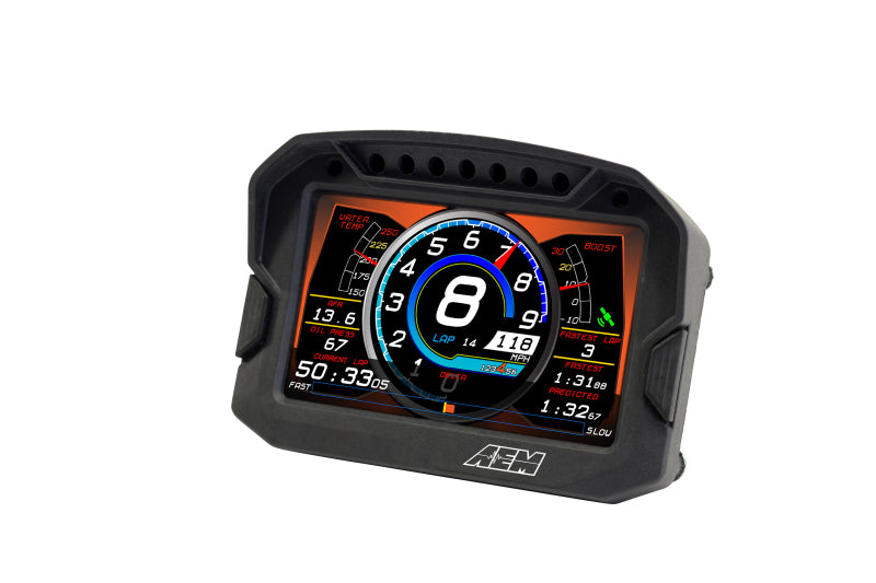Écran de tableau de bord numérique AEM CD-5G Carbon avec GPS et antenne internes 10 Hz