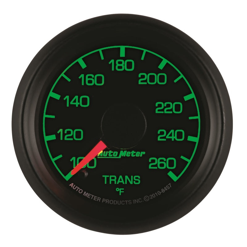 Autometer Factory Match Ford 52,4 mm Balayage complet Électronique 100-260 Deg F Jauge de température de transmission