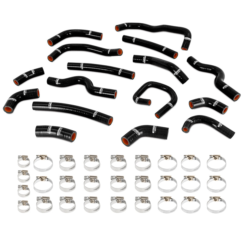 Mishimoto Kit de durites de radiateur en silicone noires pour Land Cruiser 4.5L I6 98-07