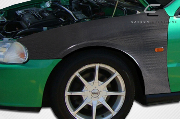 1993-1997 Honda Del Sol Carbon Creations Ailes d'aspect OEM - 2 pièces