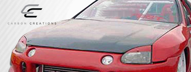 1993-1997 Honda Del Sol Carbon Creations Dritech OEM Look Hood - 1 Piece