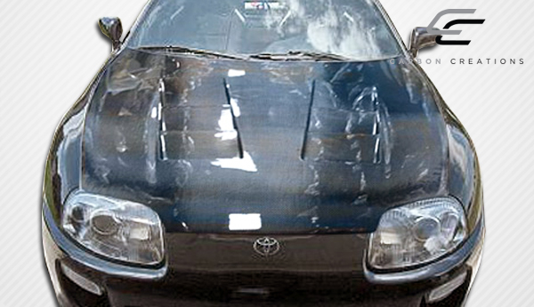 1993-1998 Toyota Supra Carbon Creations TS-1 Hood - 1 Piece