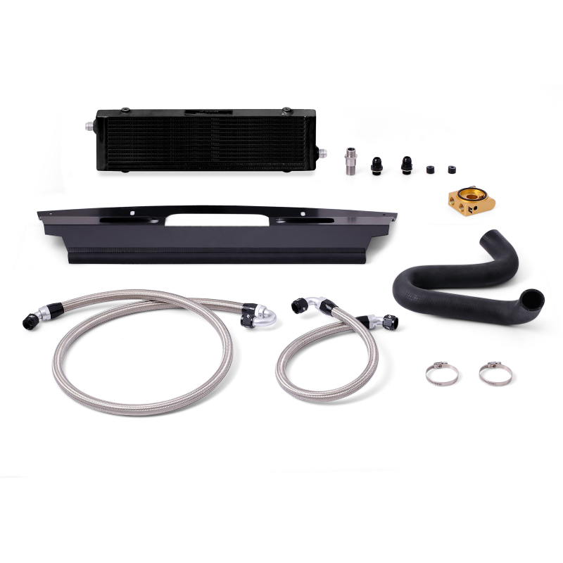 Kit de Refroidissement d'Huile Thermostatique Mishimoto pour Ford Mustang GT 2015 et plus - Noir