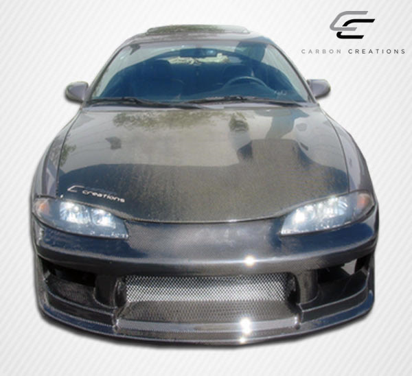 1995-1999 Mitsubishi Eclipse Eagle Talon Carbon Creations OEM Look Hood - 1 Piece