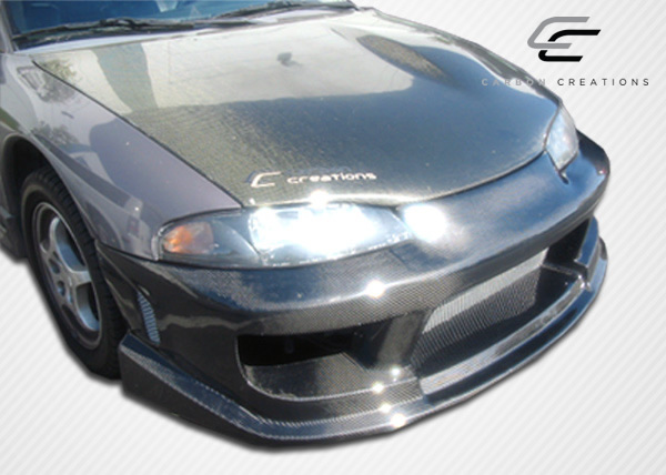1995-1999 Mitsubishi Eclipse Eagle Talon Carbon Creations OEM Look Hood - 1 Piece