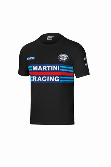 Sparco T-Shirt Martini-Racing Small Black