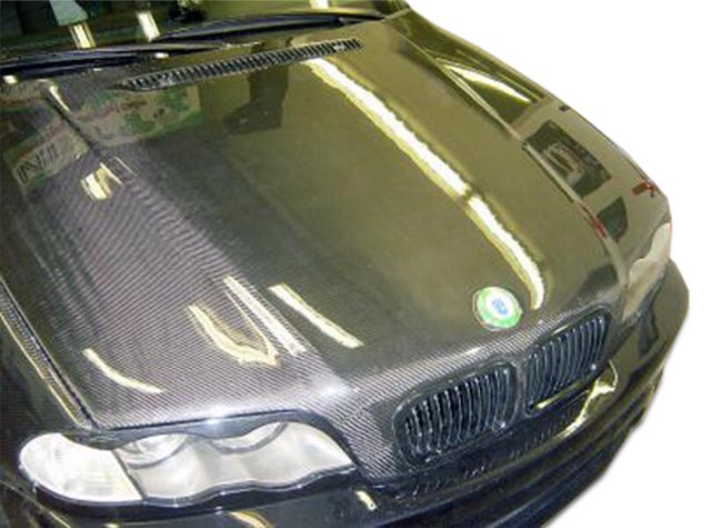 1999-2001 BMW 3 Series E46 4DR Carbon Creations OEM Look Hood - 1 Piece