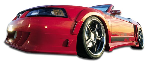 1999-2004 Ford Mustang Couture Urethane Demon Front Fender Flares - 2 Piece