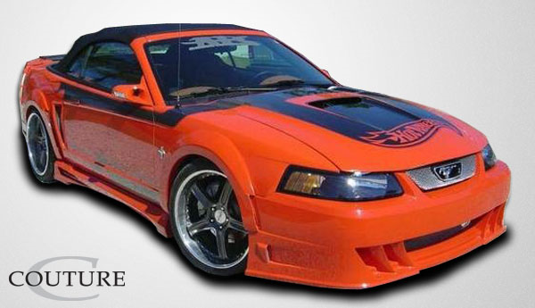 1999-2004 Ford Mustang Couture Polyurethane Demon Rear Fender Flares - 2 Piece
