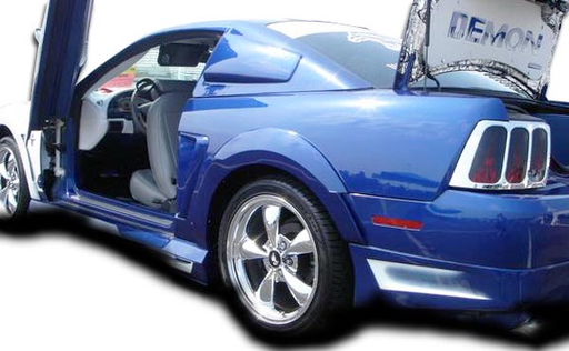 1999-2004 Ford Mustang Couture Urethane Demon Rear Fender Flares - 2 Piece