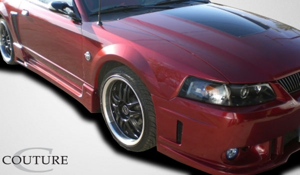1999-2004 Ford Mustang Couture Uréthane Édition spéciale Jupes latérales Bas de caisse - 2 pièces