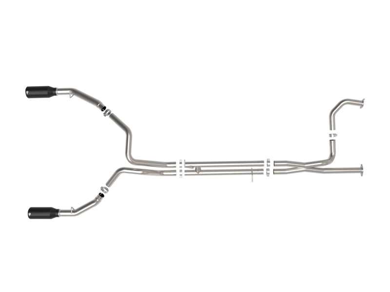 aFe Vulcan Series 3in 304SS Échappement Cat-Back 21+ Ram 1500 TRX V8-6.2L avec embouts noirs