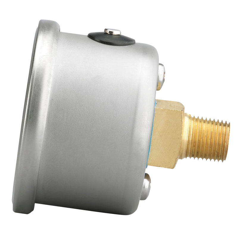 Autometer AutoGage Jauge de pression de carburant mécanique remplie de liquide 0-100 PSI 1,5 po