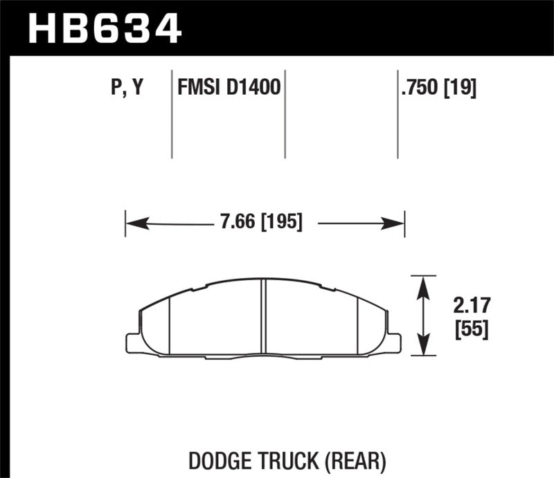 Plaquettes de frein de rue Hawk Super Duty