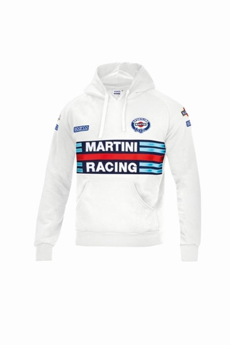 Sparco Hoodie Martini-Racing Medium White
