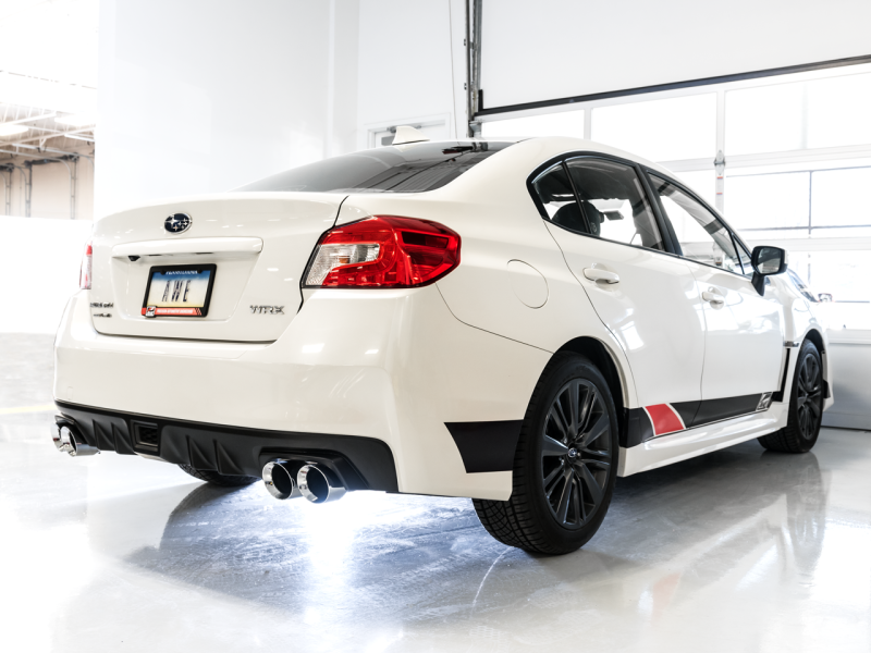 Échappement AWE Tuning 2015+ Subaru WRX VA Sedan Touring Edition - Embouts argentés chromés (102 mm)