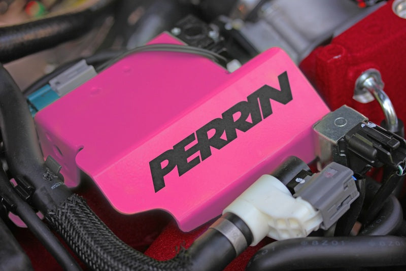 PERRIN Cache solénoïde de contrôle de suralimentation Subaru STI 08-21 - Rose vif