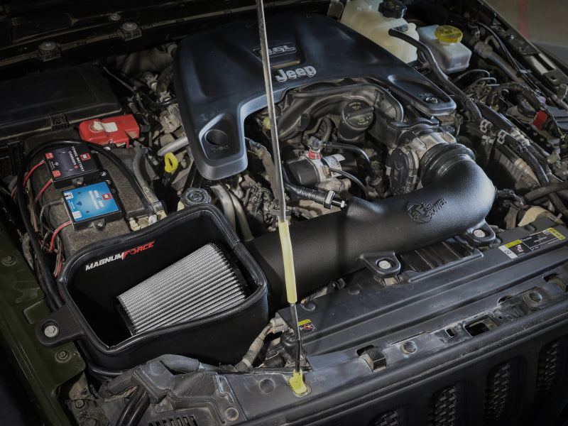 aFe Magnum FORCE Stage-2 Pro Dry S Système d'admission d'air froid Jeep Wrangler (JL) 18-23 V6-3.6L