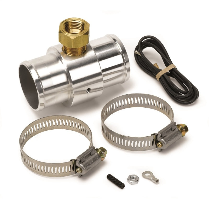 Adaptateur de tuyau de radiateur Autometer 1,5 pouces, 0,375 pouces NPTF femelle, aluminium