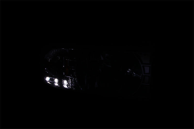 ANZO 2003-2017 Chevy Express Cristal Phare Noir