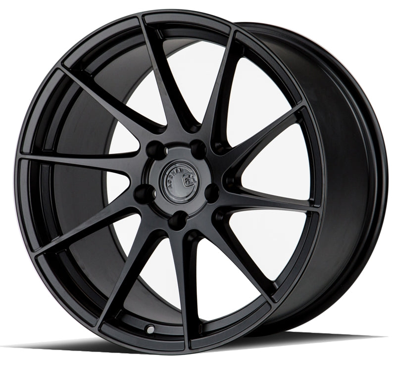Aodhan AH09 18x8.5 5x108 +35 73.1 Noir mat (côté passager)