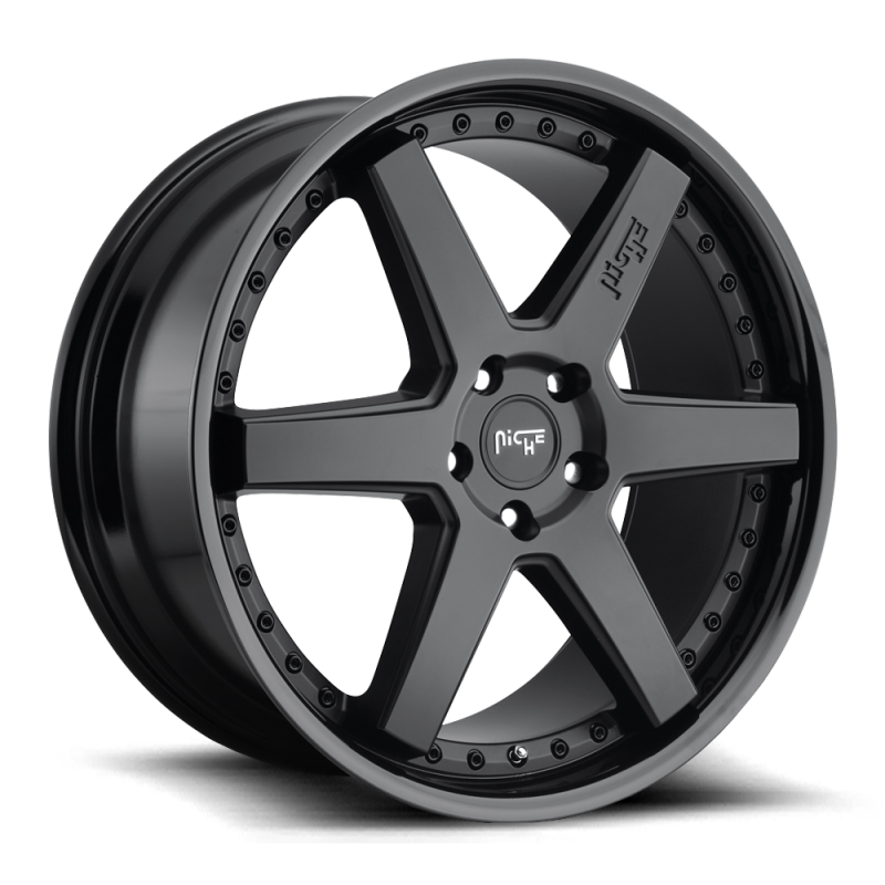 Niche M192 ALTAIR 20X9 5X115 ET18 71.5 Gloss Black Matte Black
