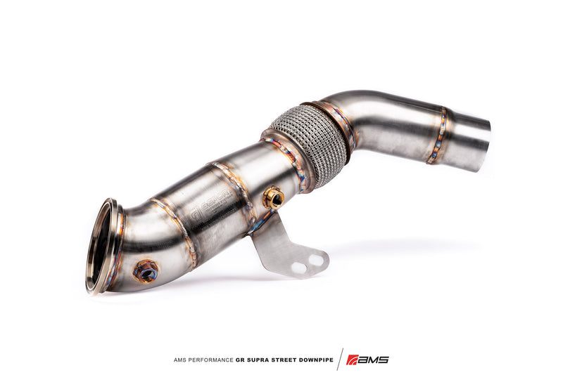 Downpipe de rue AMS Performance 2020+ Toyota Supra A90 avec catalyseur GESI