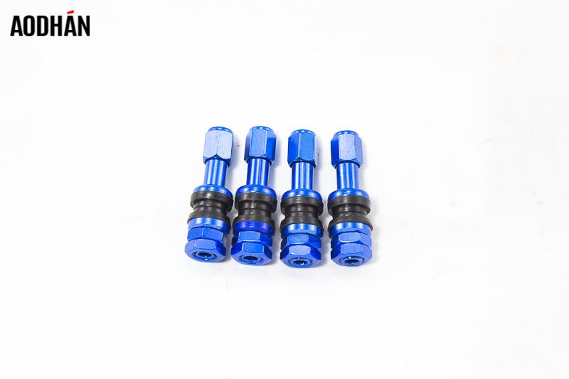 AODHAN V1 VALVE STEM (SET OF 4)  BLUE