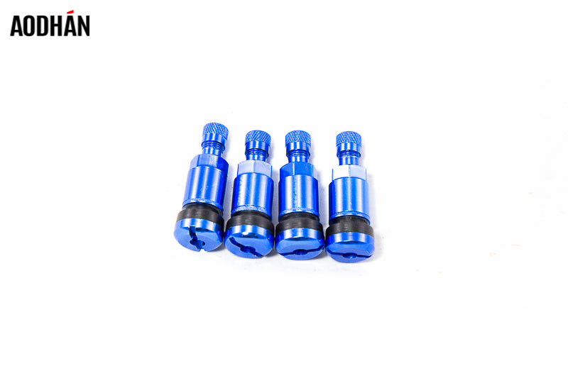 AODHAN V2 VALVE STEM (SET OF 4)  BLUE