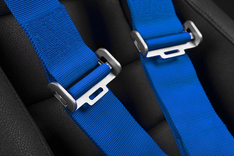 5 Point 3 inch SFI Approved Racing Harness - Blue
