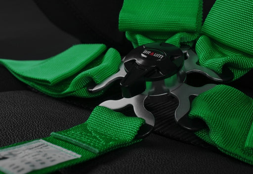 5 Point 3 inch SFI Approved Racing Harness - Green