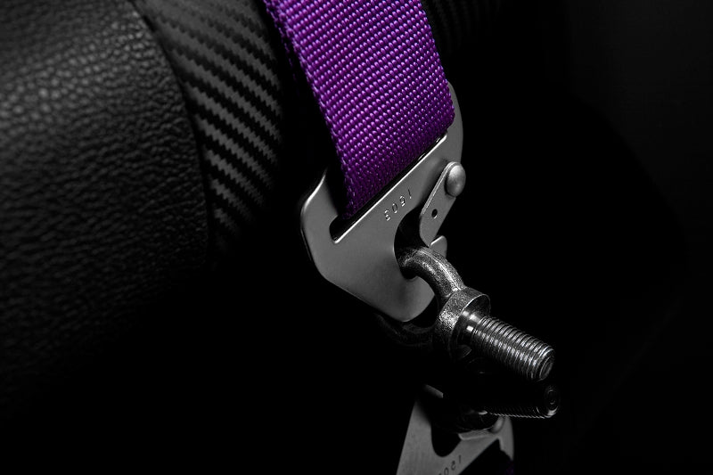 5 Point 3 inch SFI Approved Racing Harness - Purple