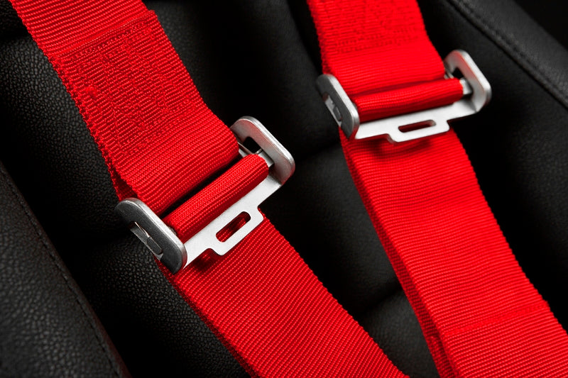 5 Point 3 inch SFI Approved Racing Harness - Red
