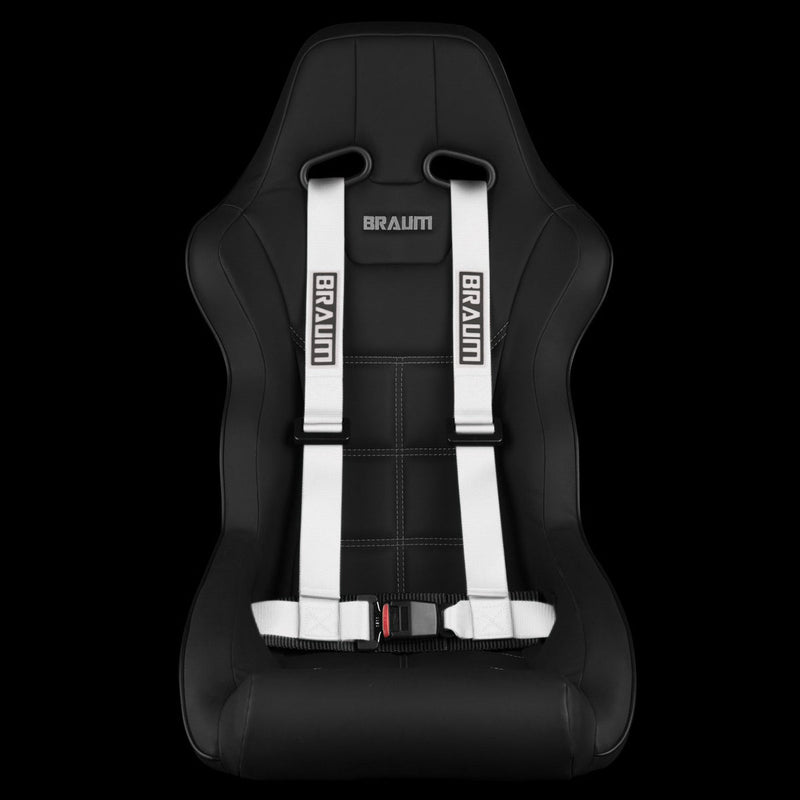 4 Point 2" Racing Harness - White