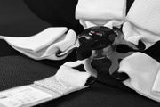 5 Point 3 inch SFI Approved Racing Harness - White