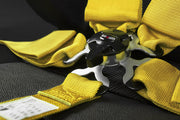 5 Point 3 inch SFI Approved Racing Harness - Yellow