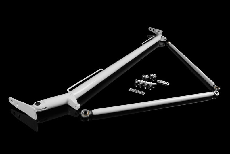 05-14 Ford Mustang Harness Bar Kit - White Gloss