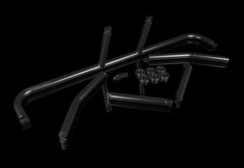 15-19 Ford Mustang Harness Bar Kit - Black Satin