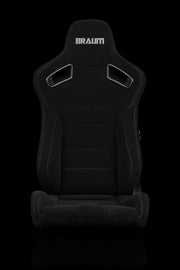 Elite Series Sport Seats - Black Cloth (Grey Stitching)