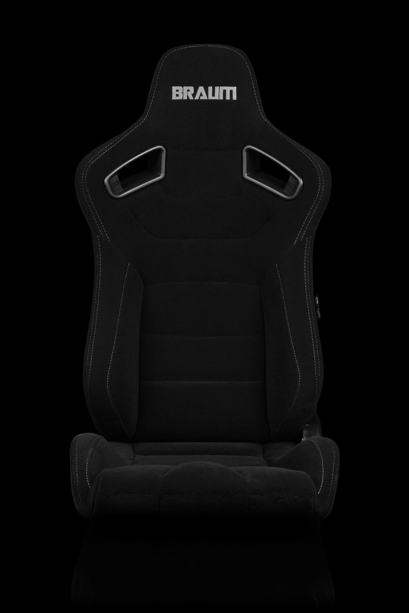 Elite Series Sport Seats - Black Cloth (Grey Stitching)
