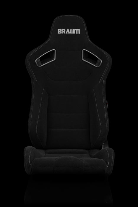 Elite Series Sport Seats - Black Cloth (Grey Stitching)