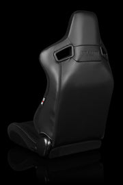 Elite Series Sport Seats - Black Cloth (Grey Stitching)