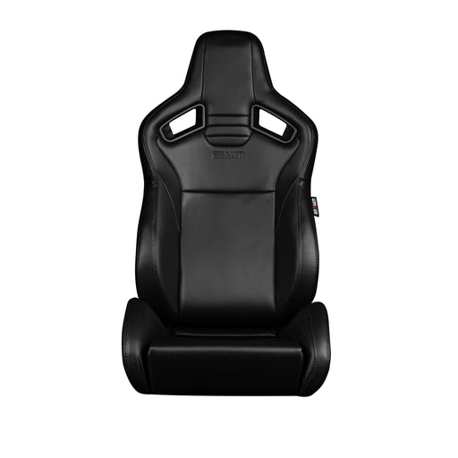 Elite V2 Series Sport Seats - Black & Black Stitching
