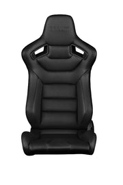 Elite Series Sport Seats - Black Leatherette (Black Stitching)